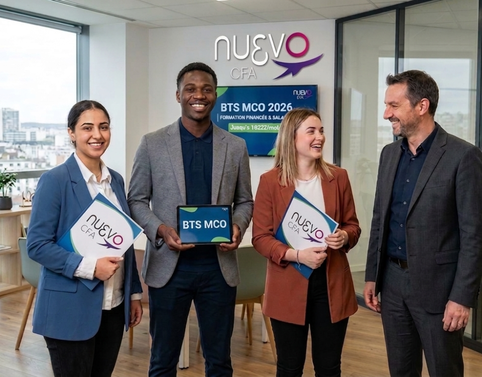 BTS MCO en alternance 2026 à Montreuil (93) : Formation gratuite, salaire jusqu'à 1823€/mois et débouchés CDI avec Nuevo CFA